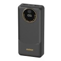 Nešiojamas įkroviklis - akumuliatorius 20000mAh 2xUSB + USB C 22.5A juodas (black) Dudao K12Pro